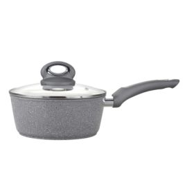 Small Soup Pot with Glass Cover Lid (Color: As pic show, Capacity (qt.): 2.5QT)